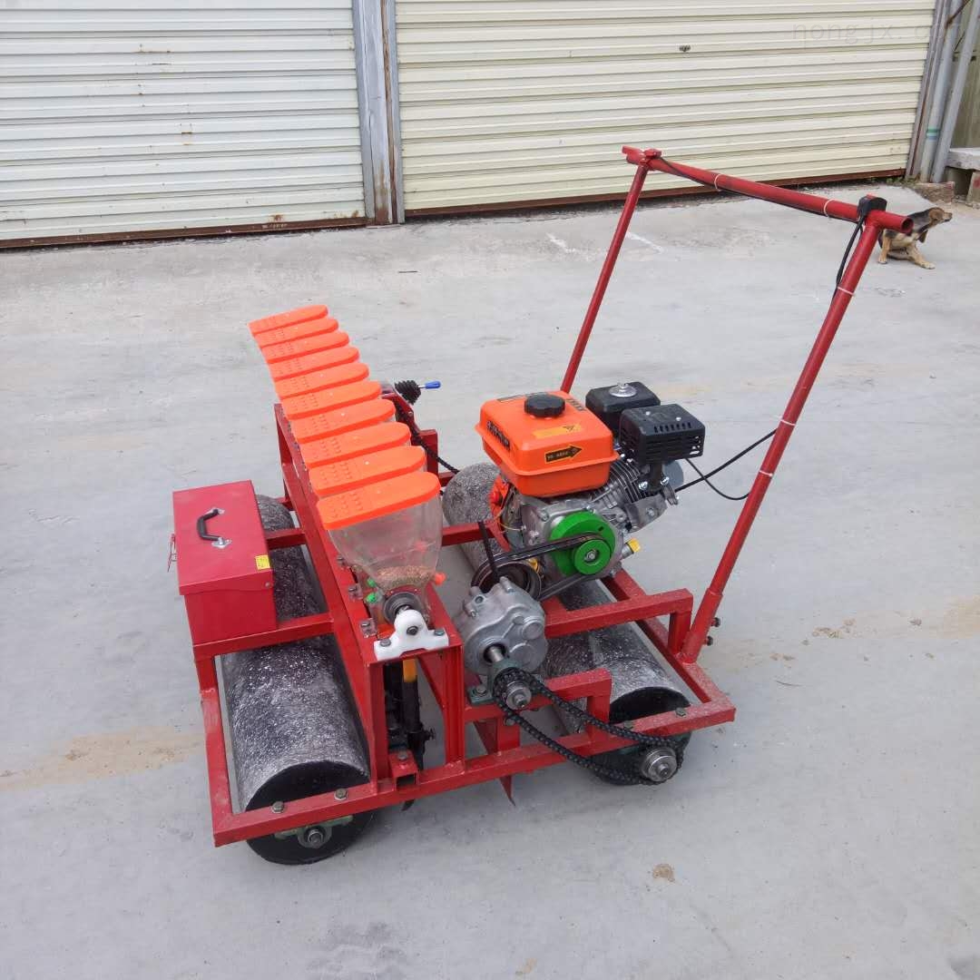 多功能谷子播种机 手推蔬菜娃娃菜精播机